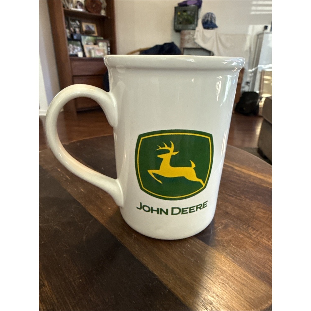 John Deere Coffee Mug Logo Collectible Licensed Product by Gibson Tea Cup